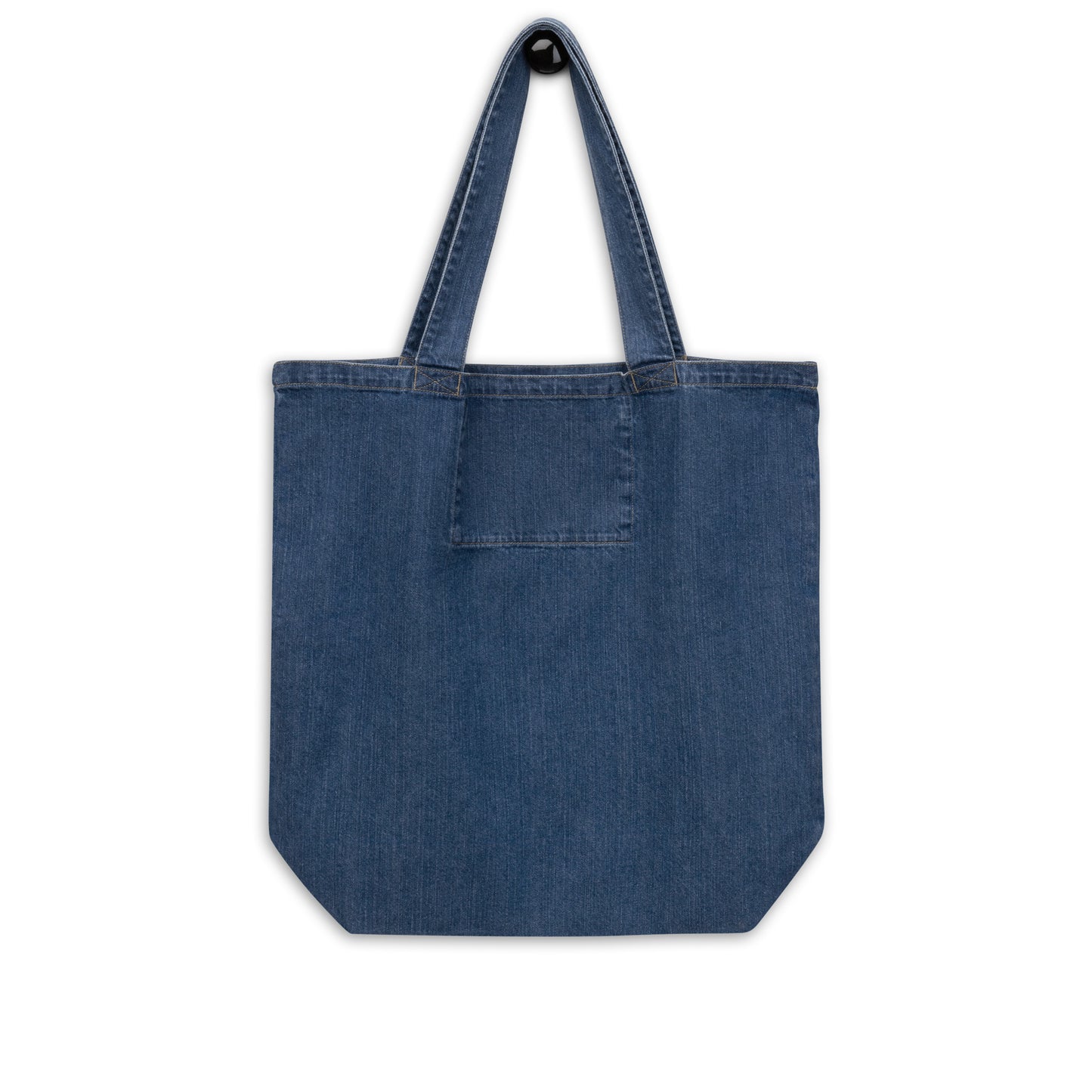 Consistency is Key - Organic denim tote bag