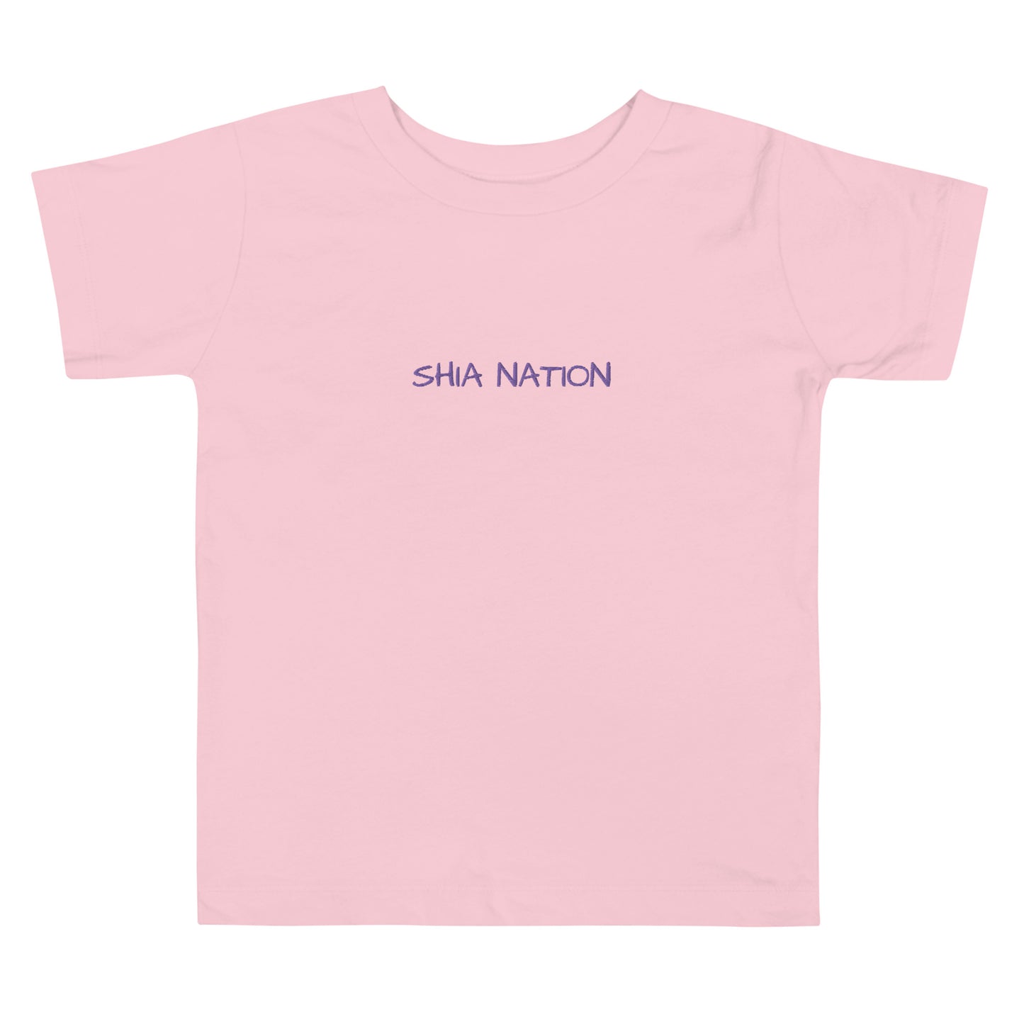 Youth Short Sleeve Tee - (Pink/White), by @farheenheit55