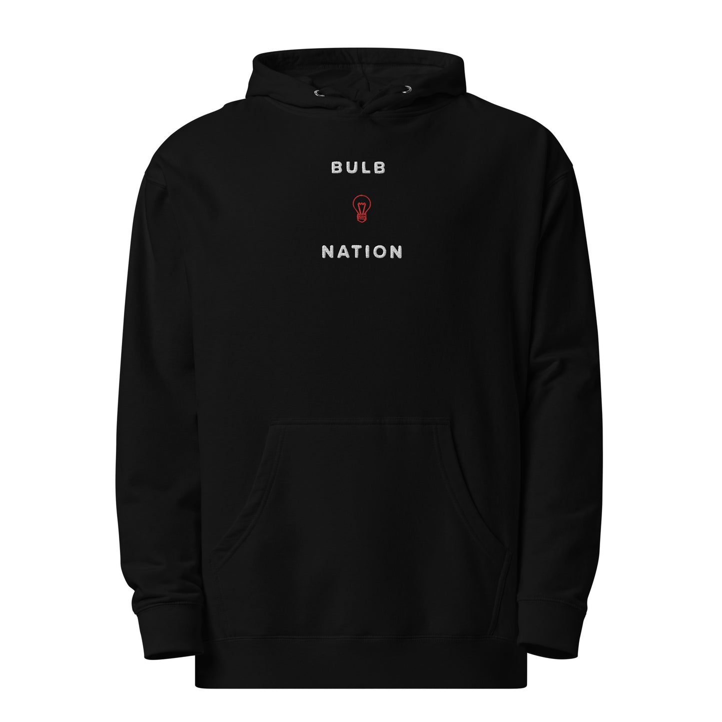 BULB Nation - Midweight Hoodie - Red, by @haani.mj_313